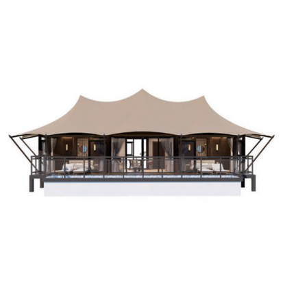 M74 - Large Three-Peak M Series Safari Lodge Tent