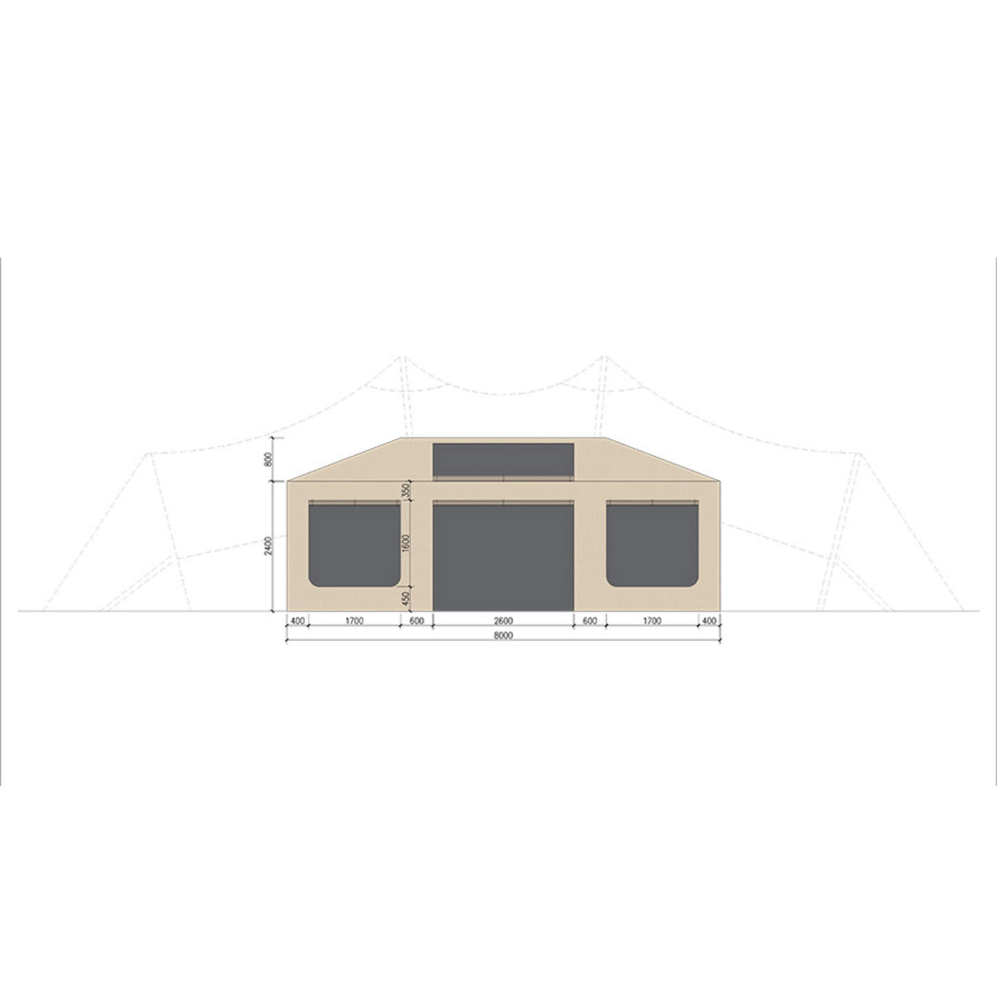 TR32 - Compact Family Safari Tent