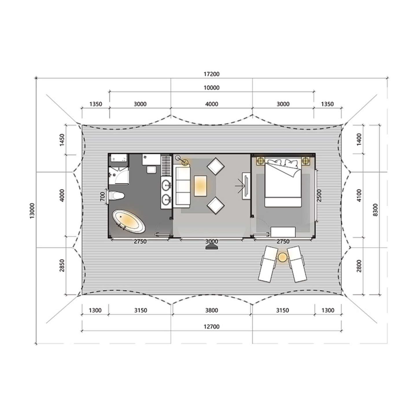 TR51 - Large Family Safari Tent