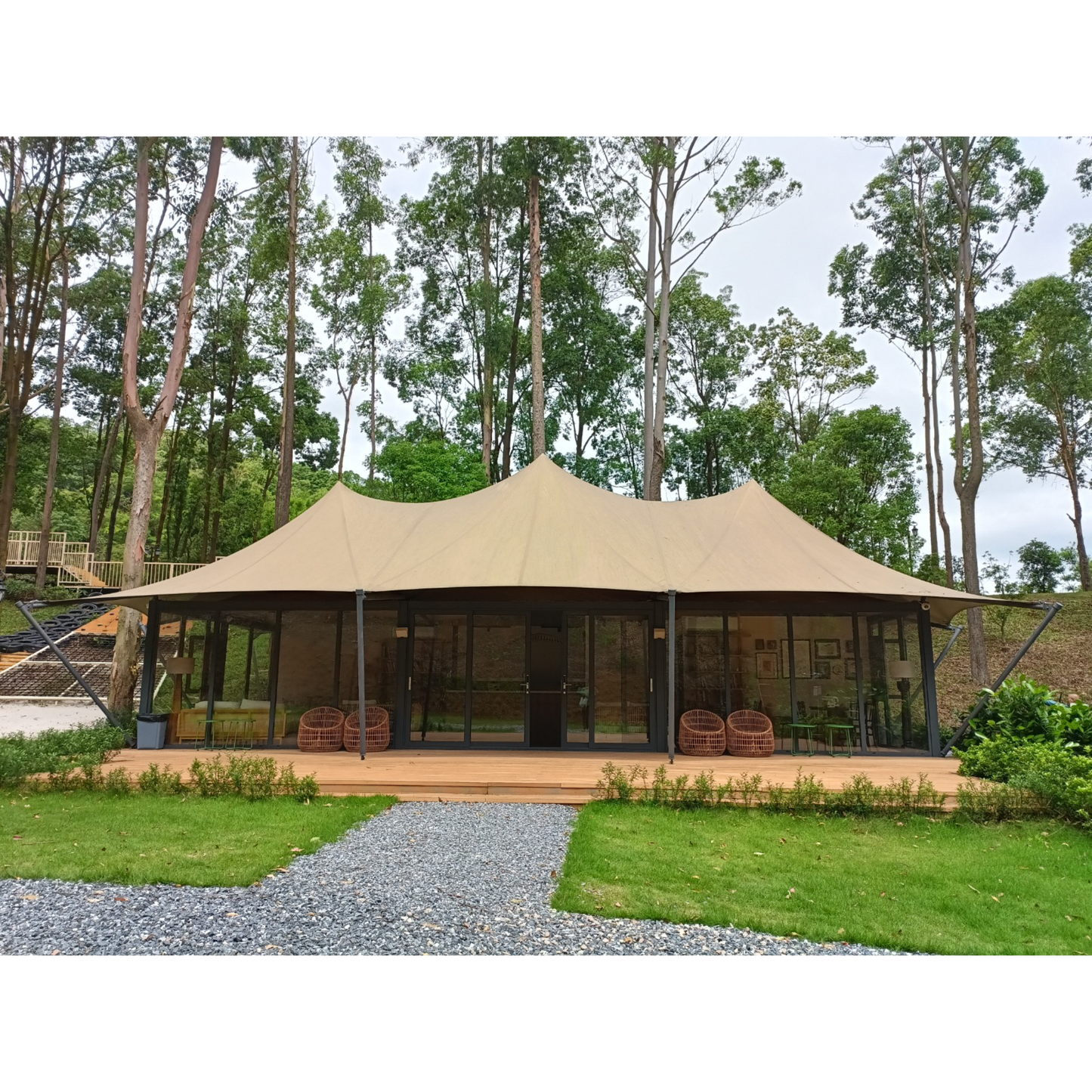 M74 - Large Three-Peak M Series Lodge Tent