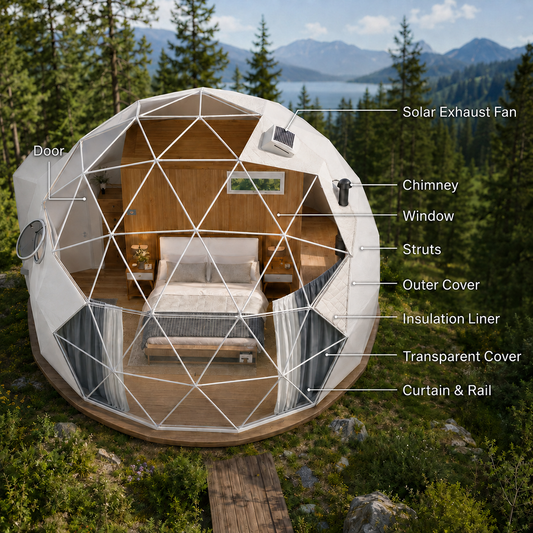 4M Glamping Dome