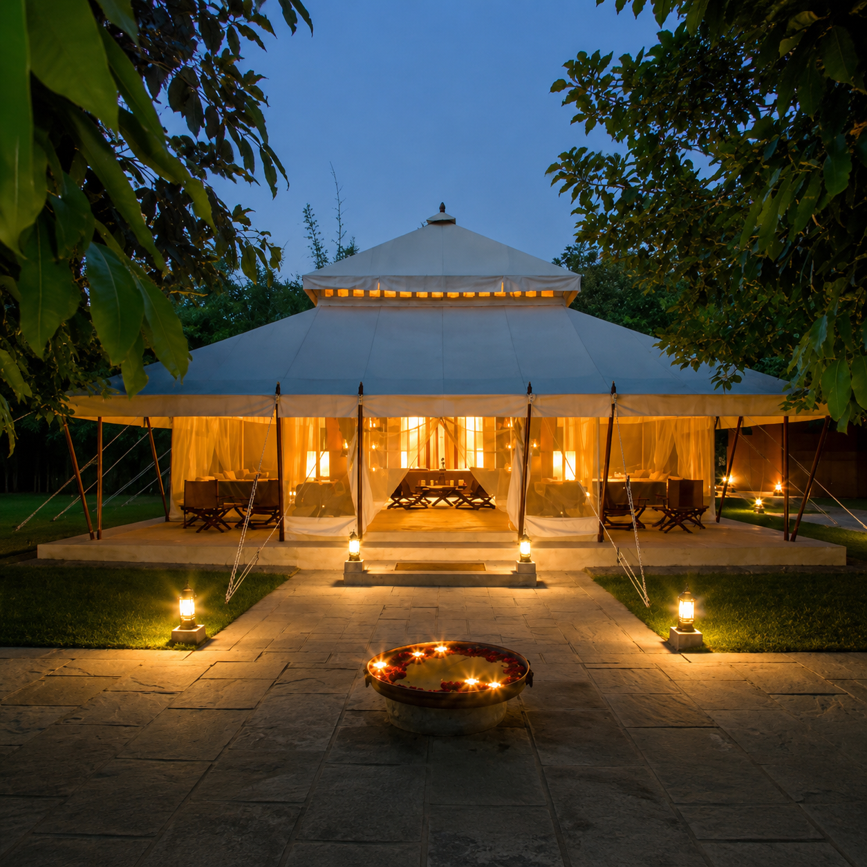HX100 - Upgraded Luxury H Series Lodge Tent