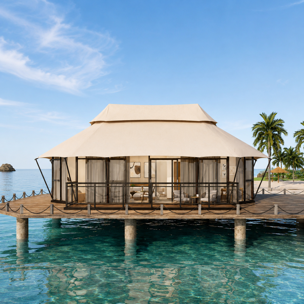 HX58 - Enhanced Luxury H Series Safari Lodge Tent