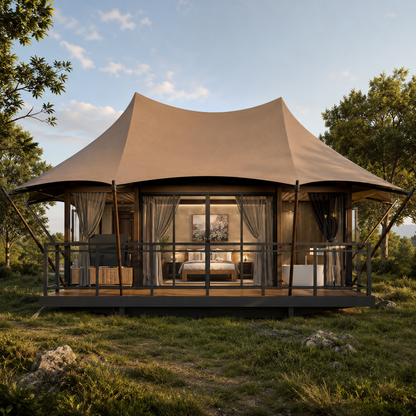M74 - Large Three-Peak M Series Lodge Tent