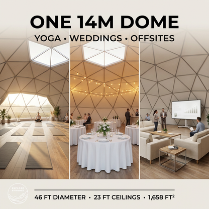 Custom 14M Glamping Dome