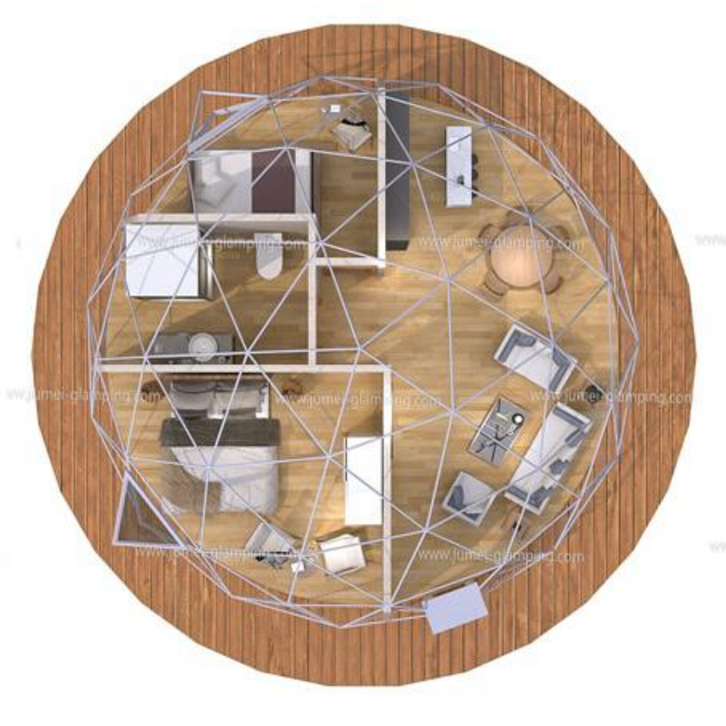 6M + 8M + 8M Linked Dome Package