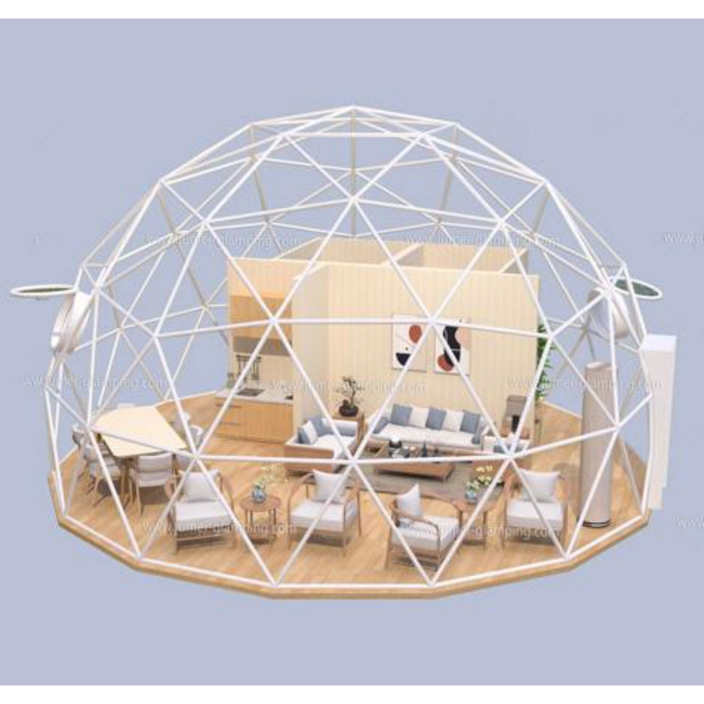 6M + 8M + 8M Linked Dome Package