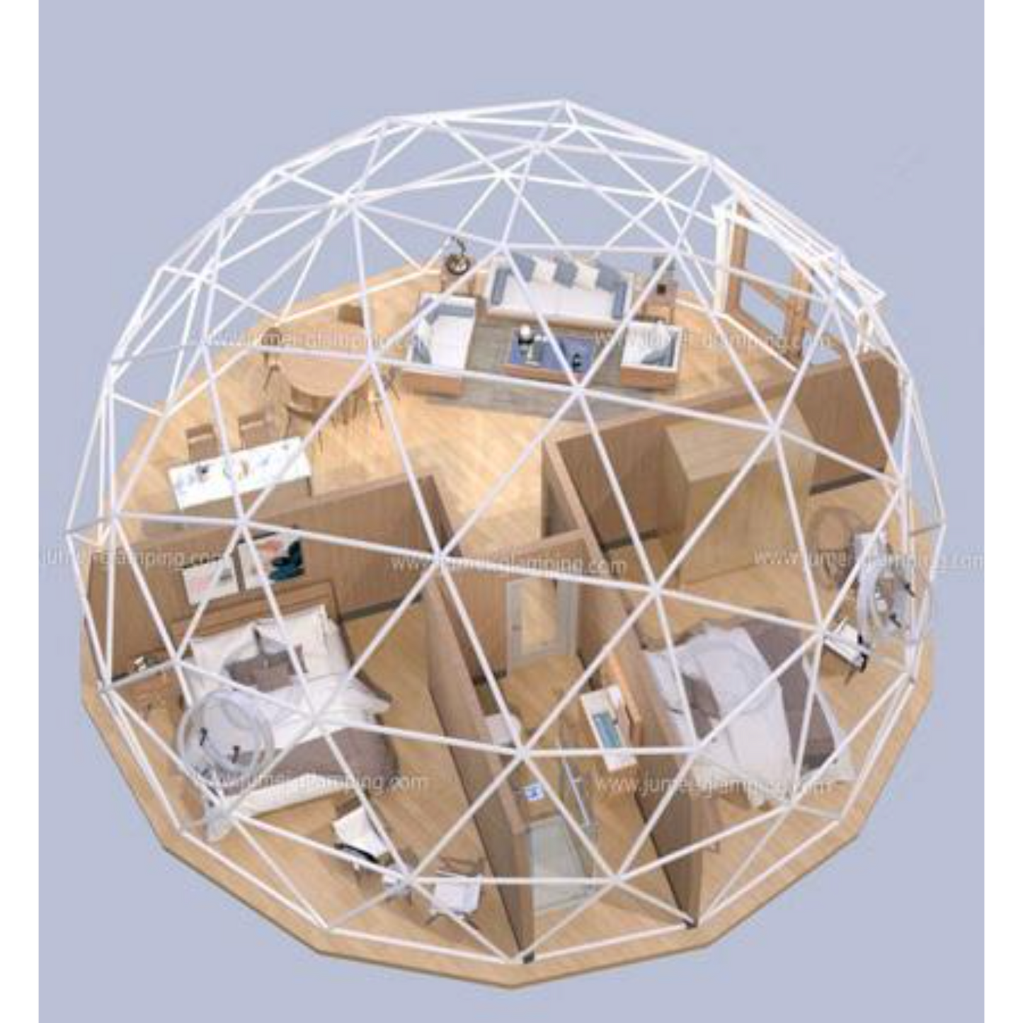 6M + 8M + 8M Linked Dome Package
