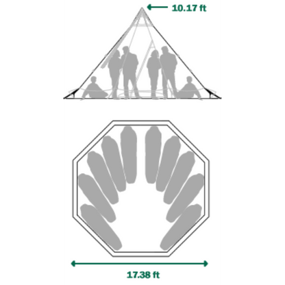 Tentipi Onyx 9 Light Nordic Tipi Tent