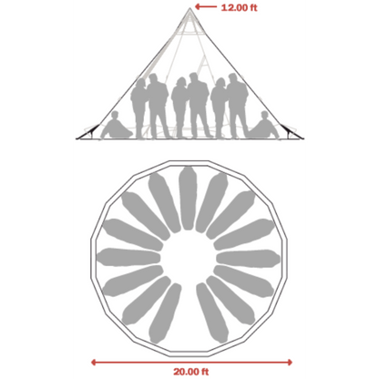 Tentipi Zirkon 15 CP Canvas Tent